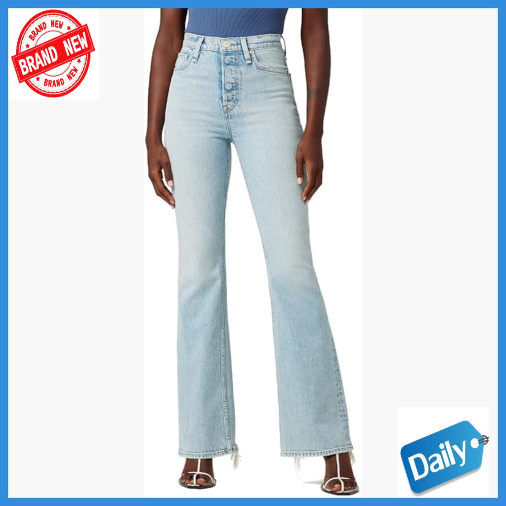 Ultra High-Rise Bootcut Jeans, 98% Organic Cotton Stretch, Casual Fit